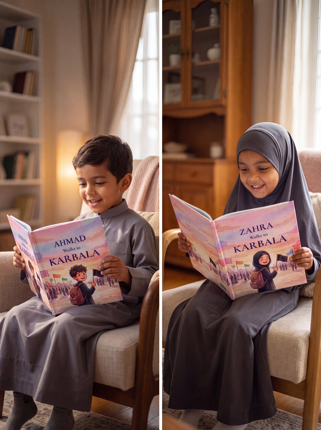 Personalized Arbaeen Children's Book: An Illustrated Journey to Karbala – 28-Page Hardcover Picture Book