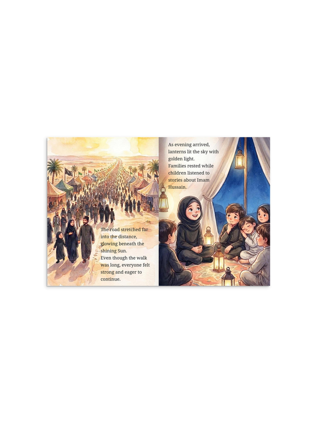 Personalized Arbaeen Children's Book: An Illustrated Journey to Karbala – 28-Page Hardcover Picture Book